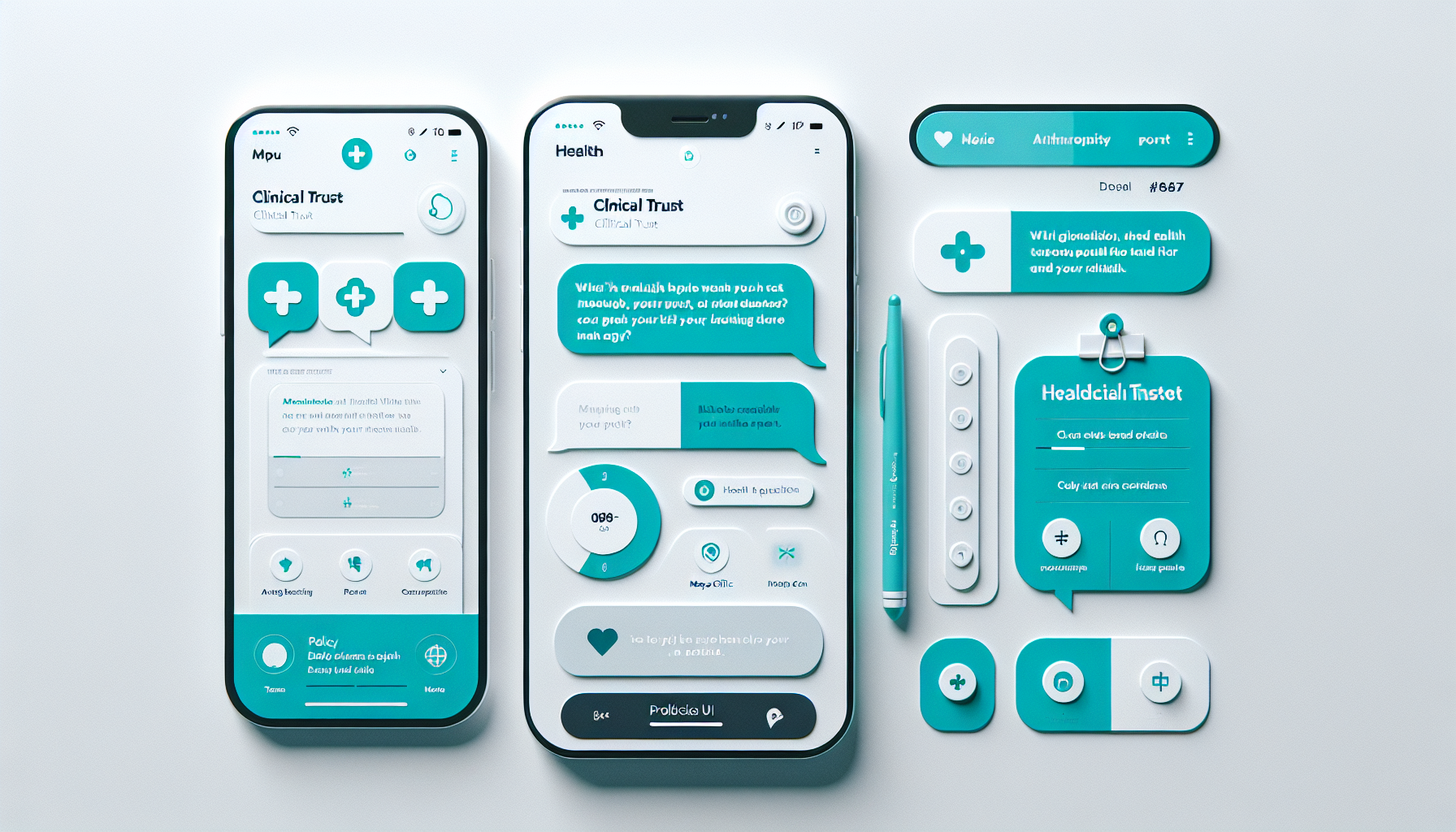 Clinical Trust UI concept