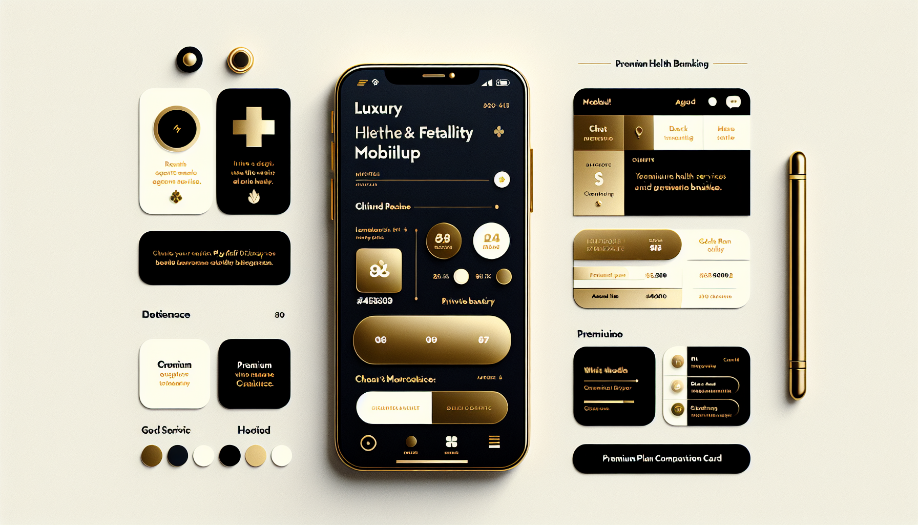 Premium Minimal UI concept