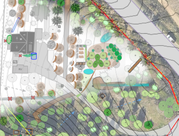 Aerial site mapping and design planning