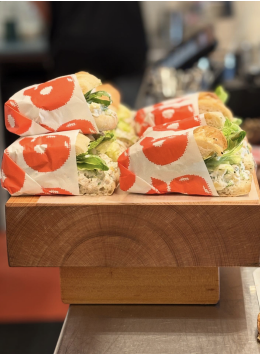 Kimchi cheese toastie — signature sandwich at Peaches