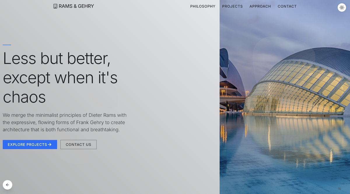 Rams & Gehry Architecture